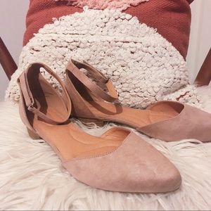 Lane Bryant Two-Piece Ankle Strap Flat